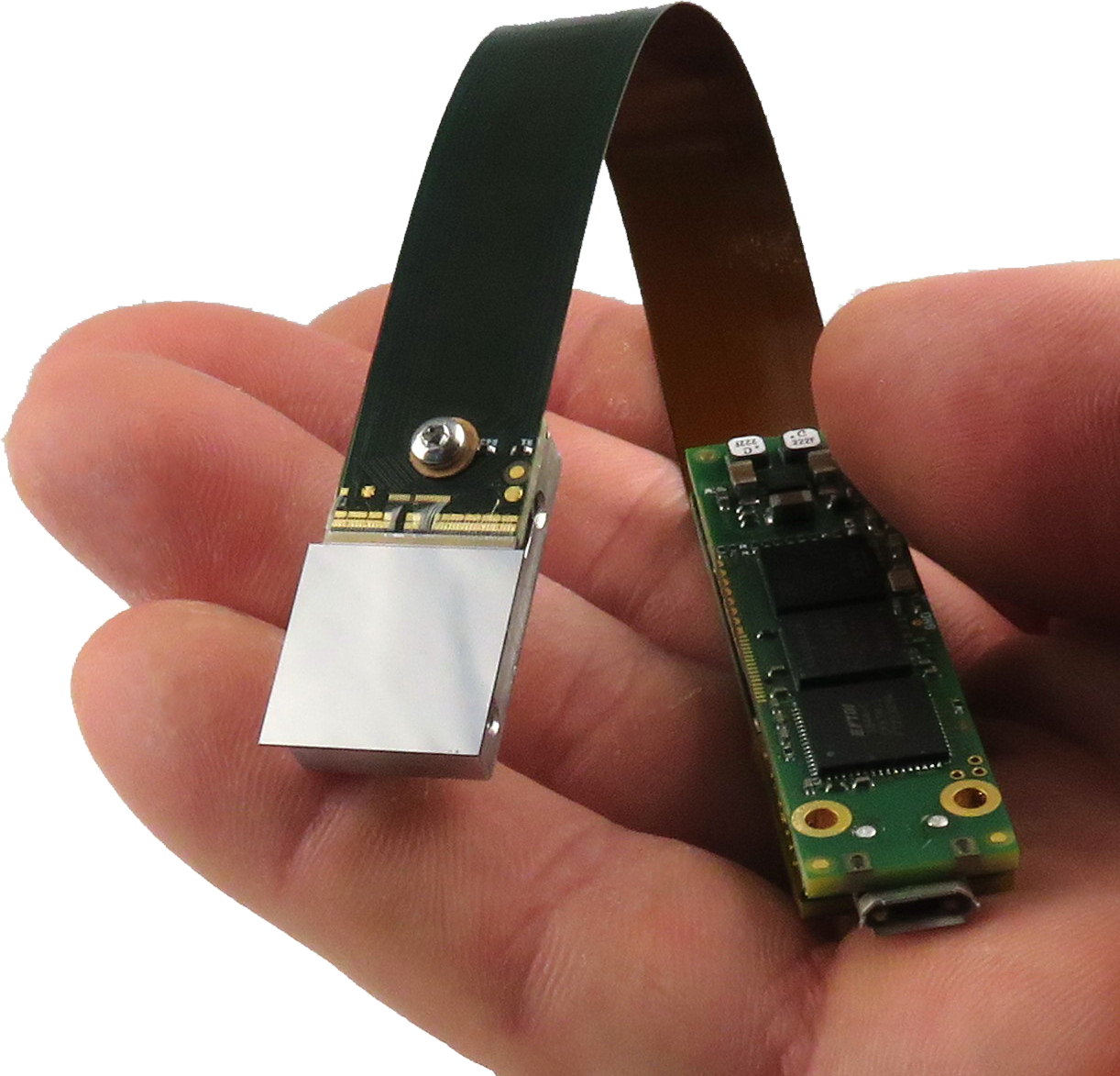 MiniPIX Flex in hand