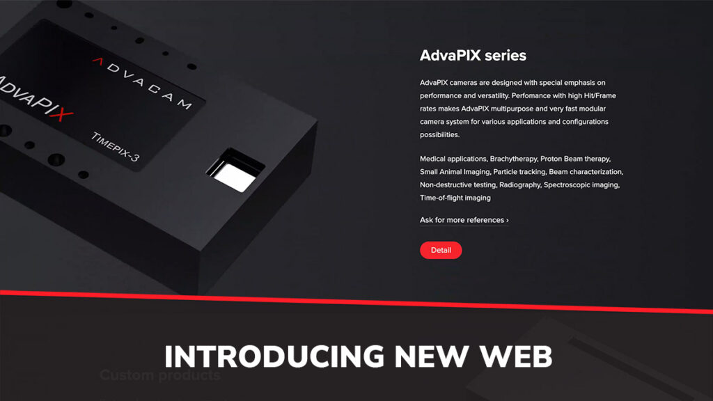Advacam has a new look online