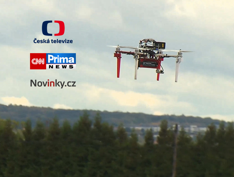 Radron demonstration flight in the media