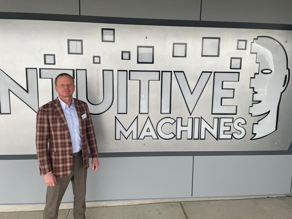 Jan Sohar at the Intuitive Machines HQ